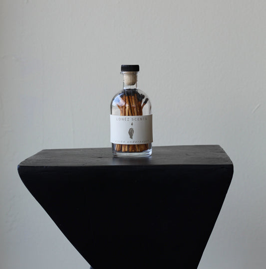 Bottle of apothecary matches
