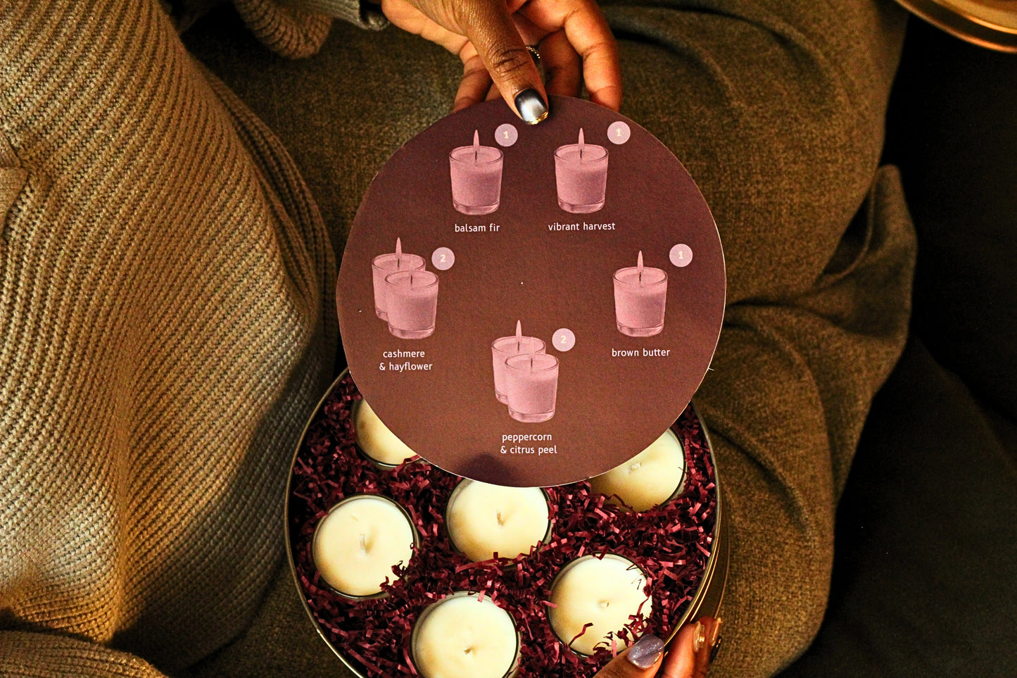 Buttah Cookies Tin | Assorted Candle Set of 7