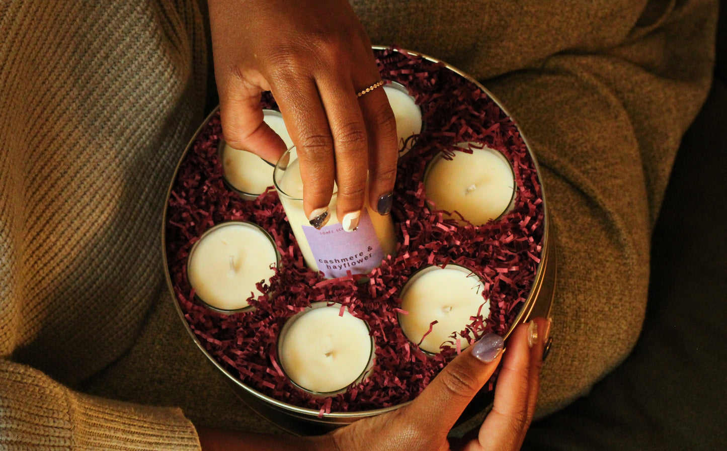 Buttah Cookies Tin | Assorted Candle Set of 7